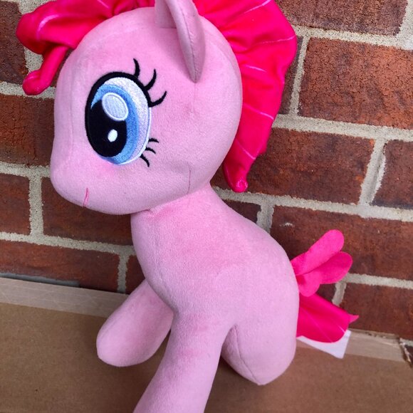 2017 My Little Pony The Movie Pinkie Pie Seapony Plush 13" Mermaid Tail Hasbro - Picture 3 of 4